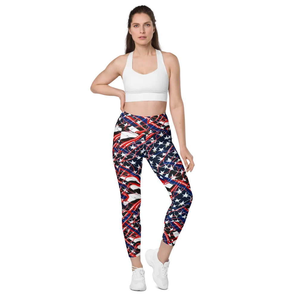 Starboard Velocity on Leggings with Pockets — Front