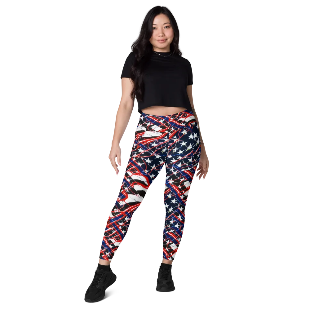 Starboard Velocity on Leggings with Pockets — Front