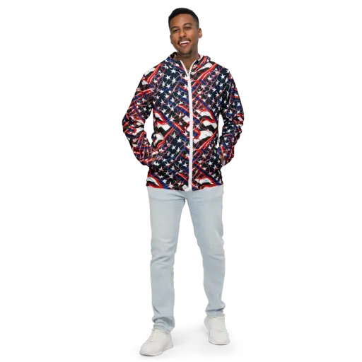 Starboard Velocity on a Men's Windbreaker