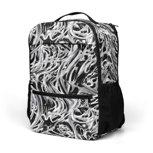 Silver Shadows on a Utility Backpack