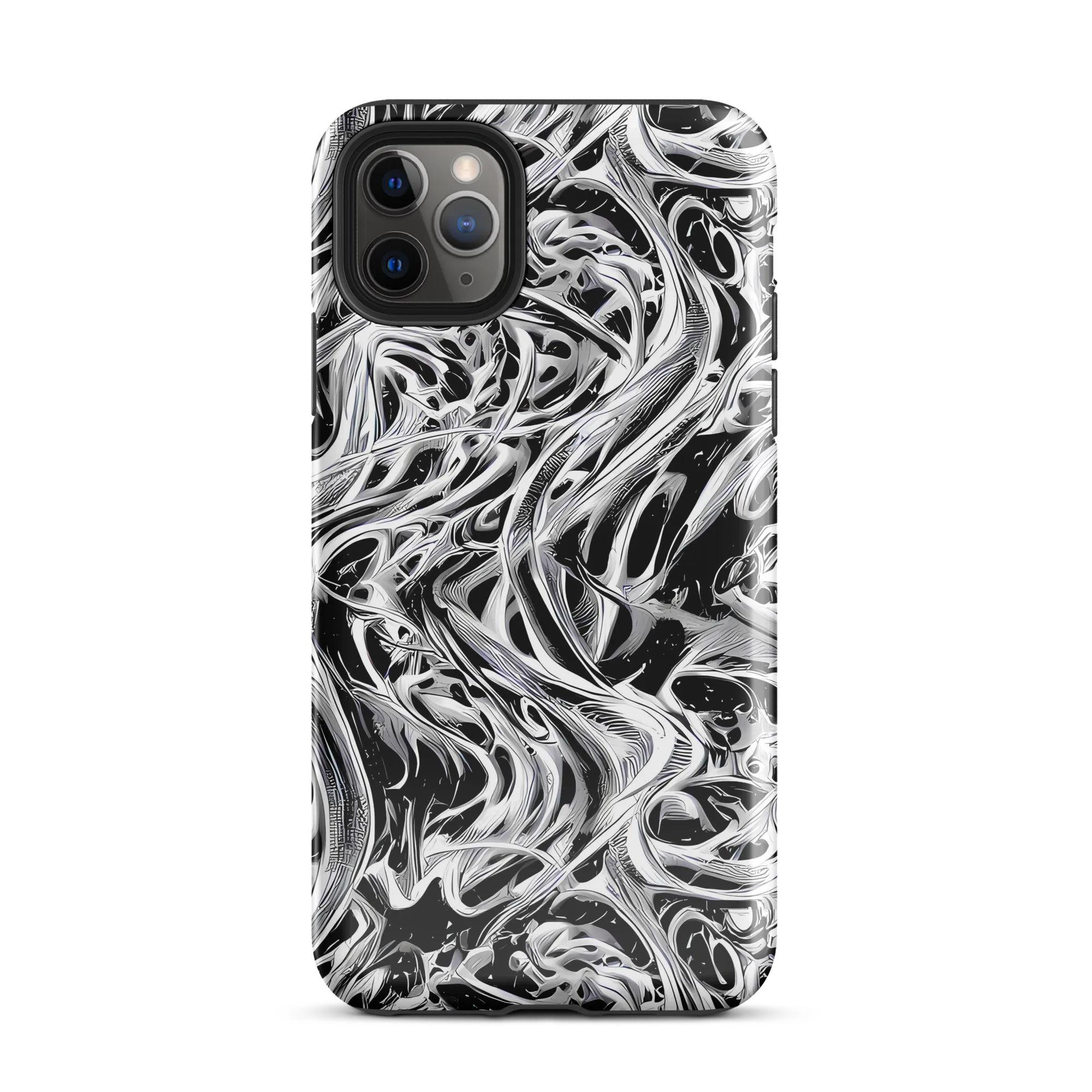 Silver Shadows on Tough Case for iPhone® — Front
