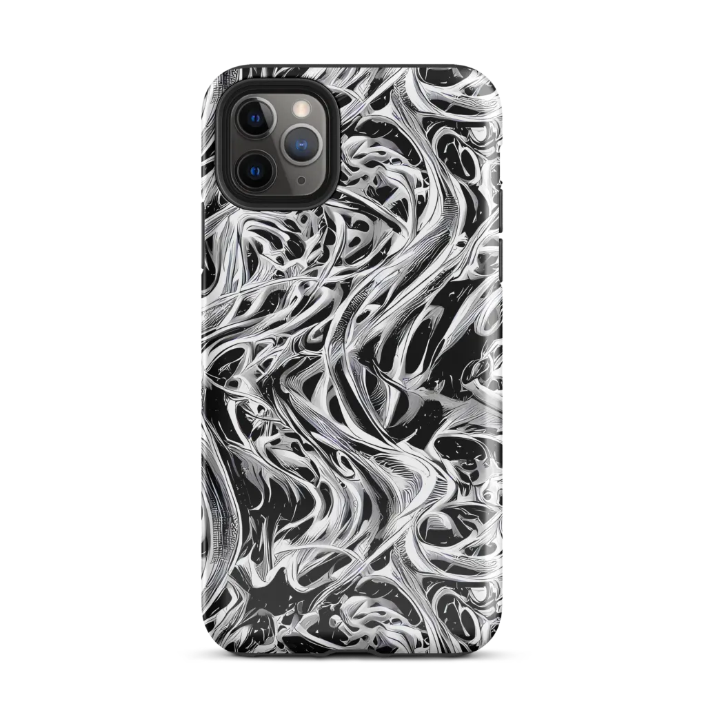 Silver Shadows on Tough Case for iPhone® — Front