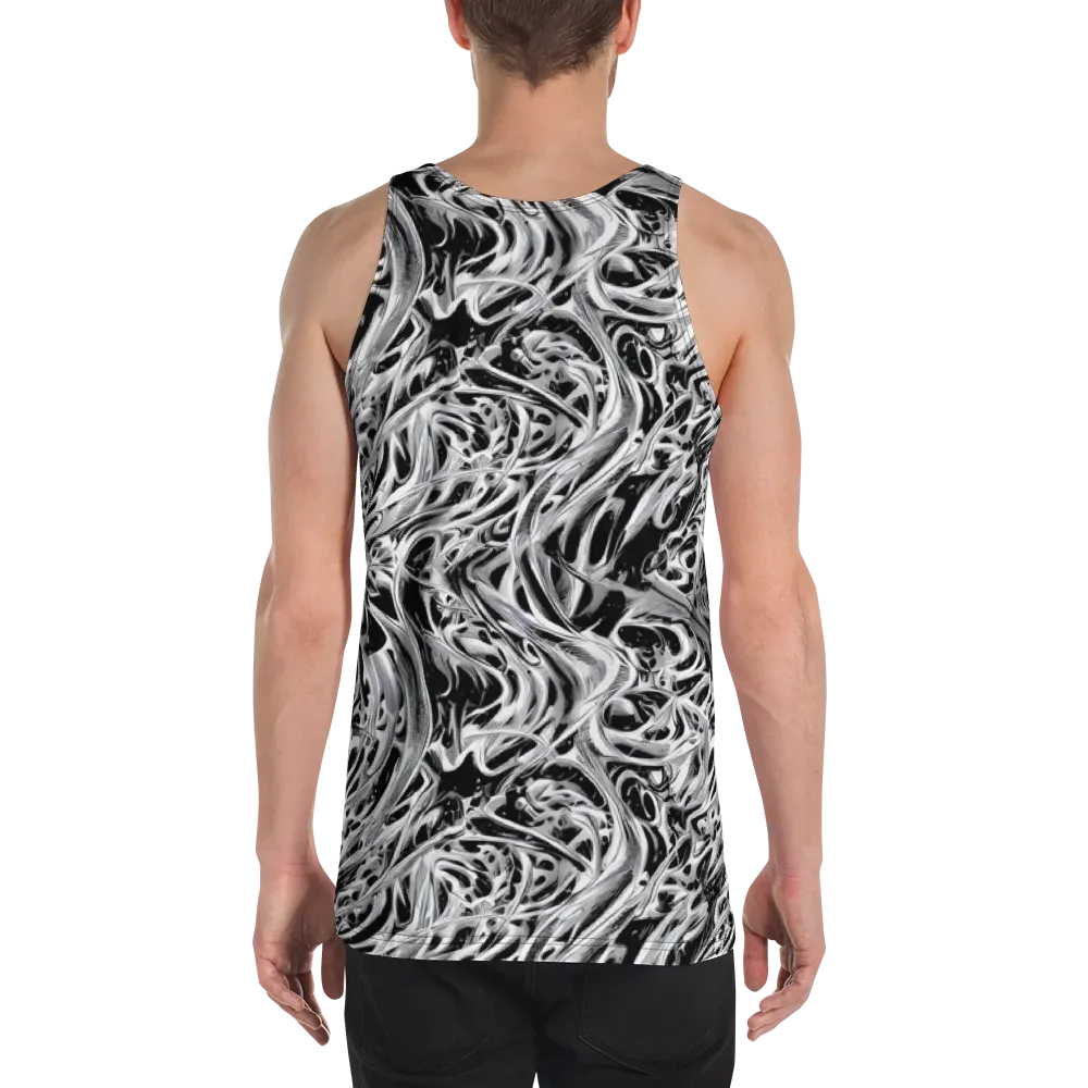 Silver Shadows on Men's Tank Top — Back