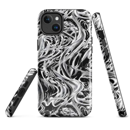 Silver Shadows on a MagSafe Tough Case for iPhone®