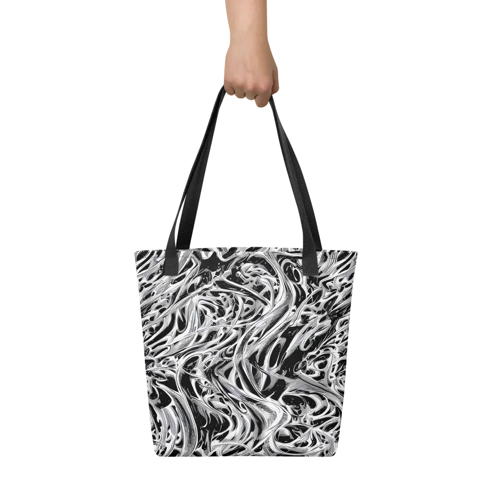 Silver Shadows on Tote Bag — Front