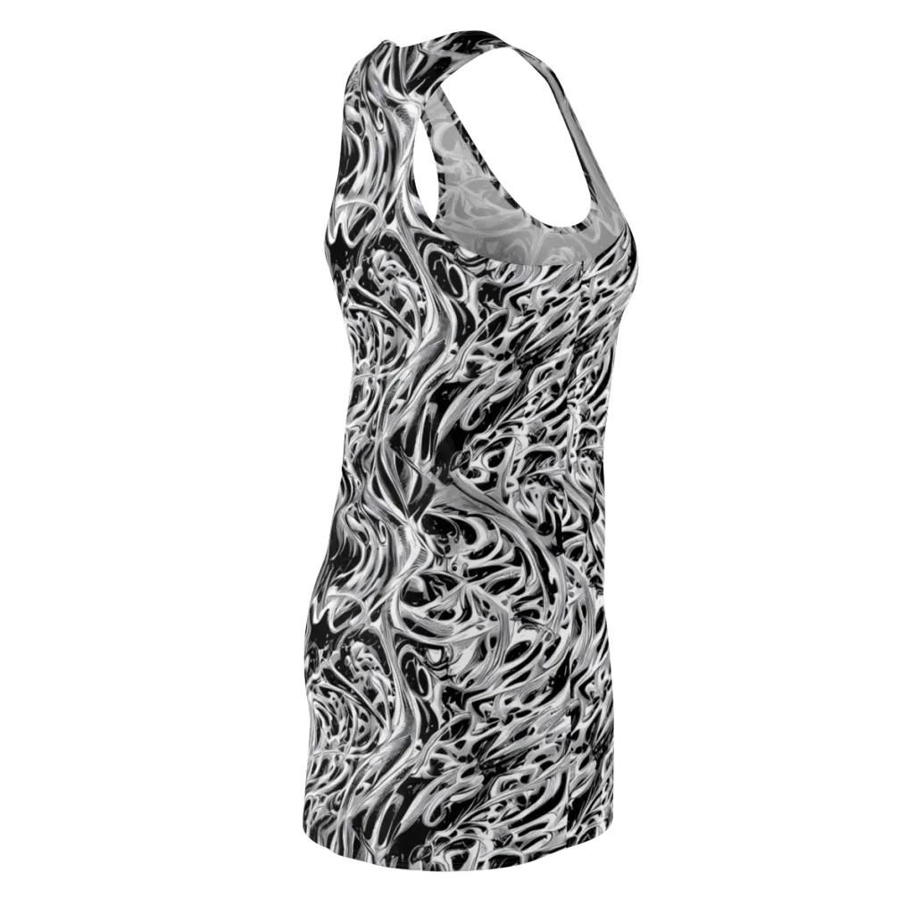 Silver Shadows on Racerback Dress — Back Side