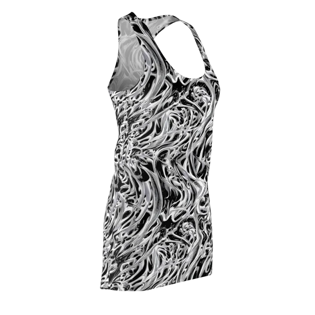 Silver Shadows on Racerback Dress — Front Side