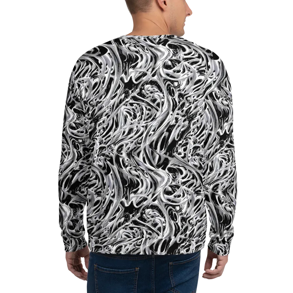 Silver Shadows on Sweatshirt — Back