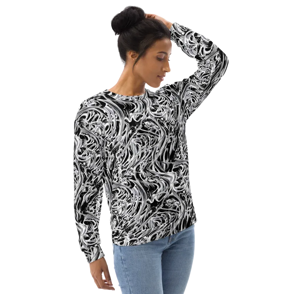 Silver Shadows on Sweatshirt — Right Front