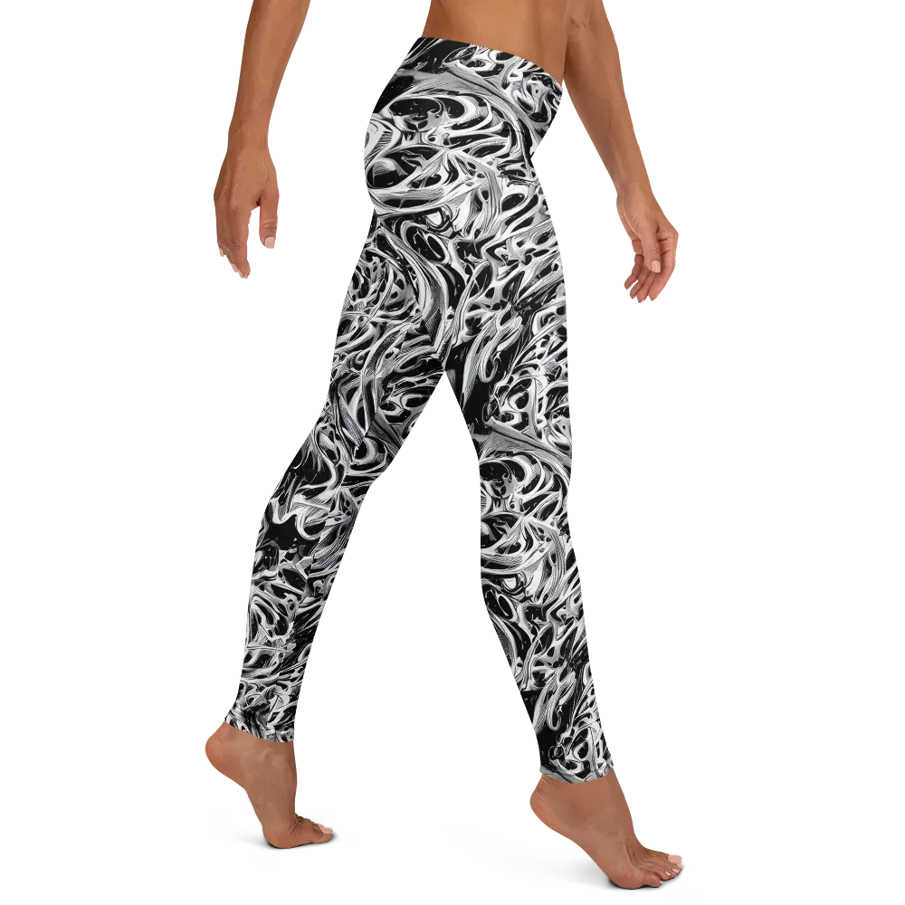 Silver Shadows on Leggings — Right
