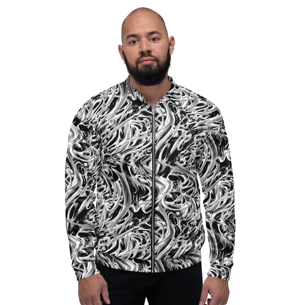 Silver Shadows on Bomber Jacket — Front