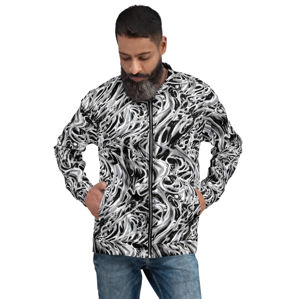 Silver Shadows on Bomber Jacket — Front