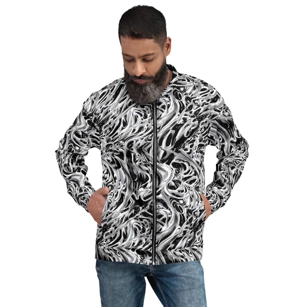 Silver Shadows on Bomber Jacket — Front