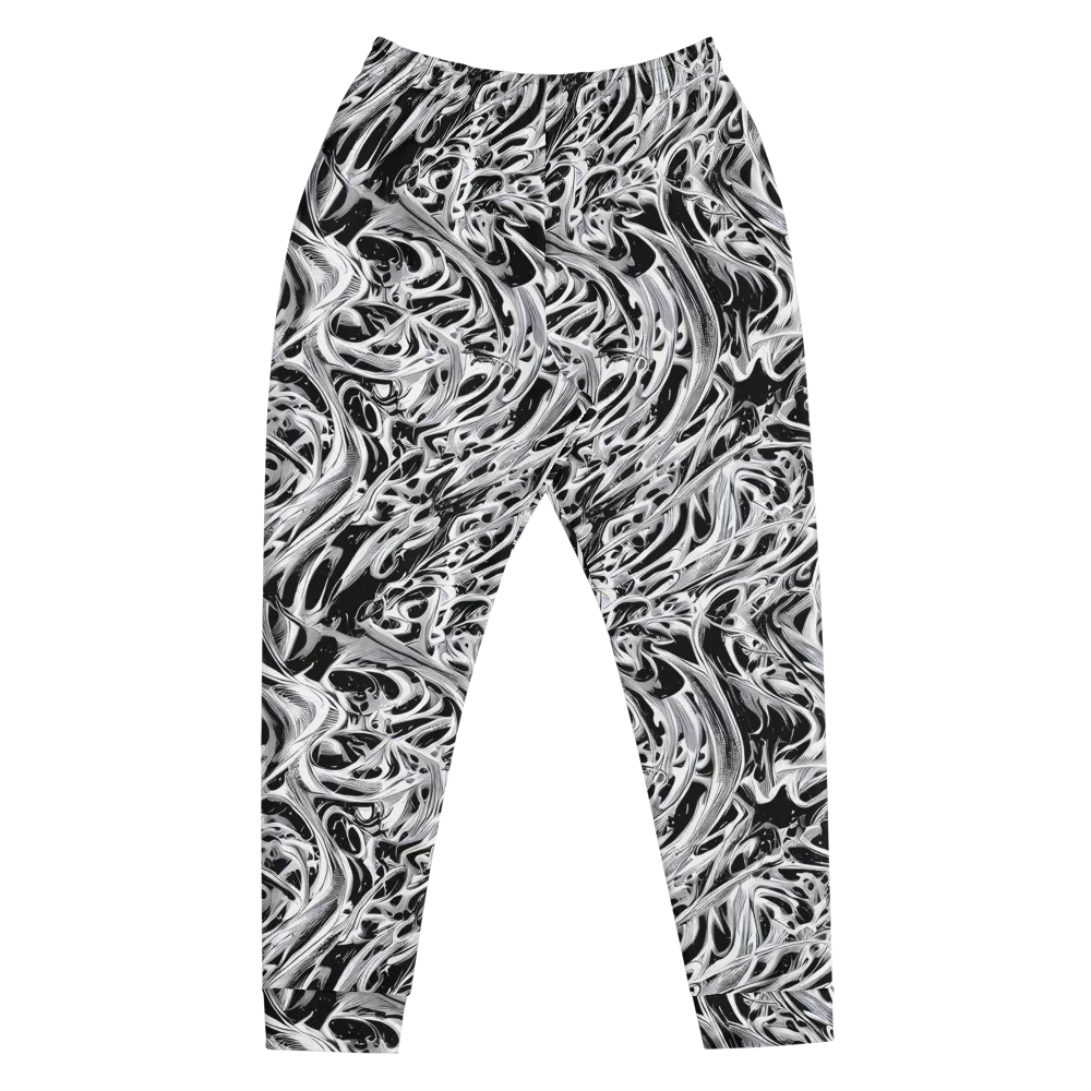 Silver Shadows on Men's Joggers — Front