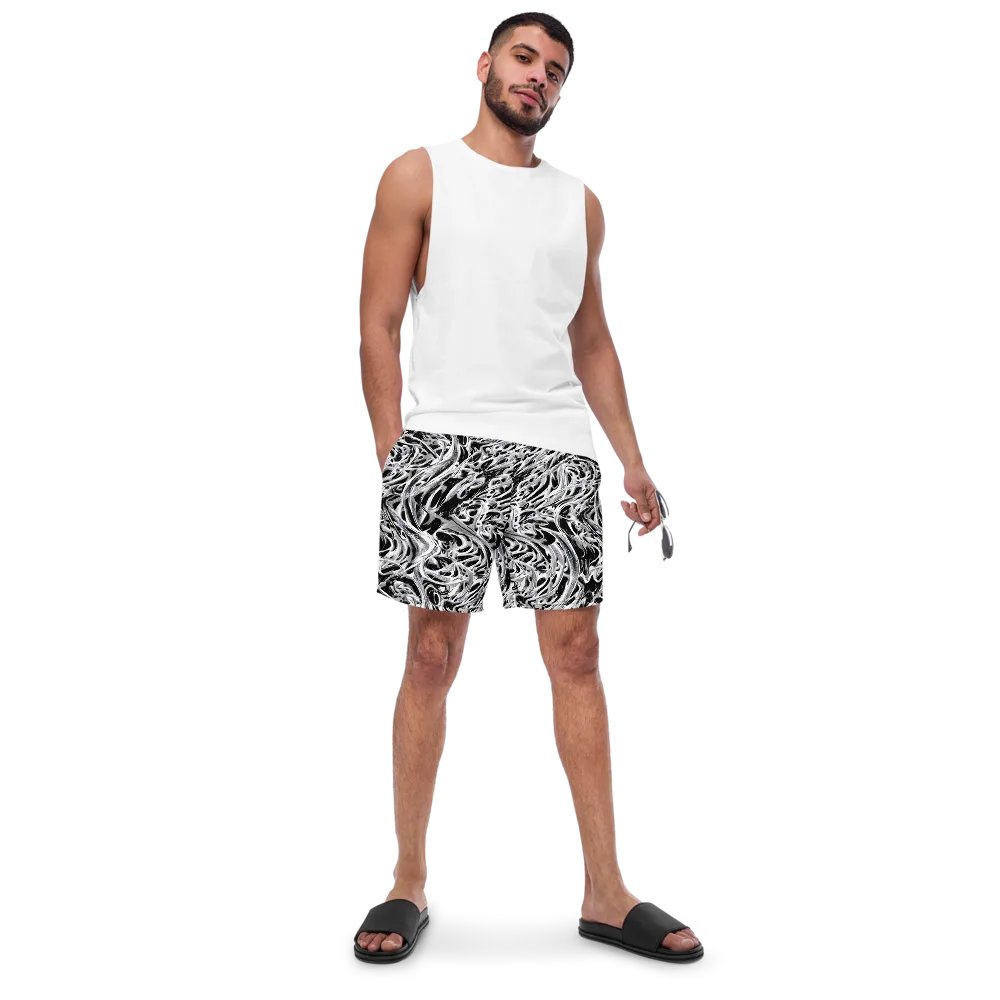 Silver Shadows on Swim Trunks — Front