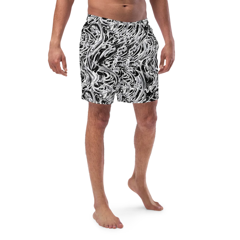 Silver Shadows on Swim Trunks — Front