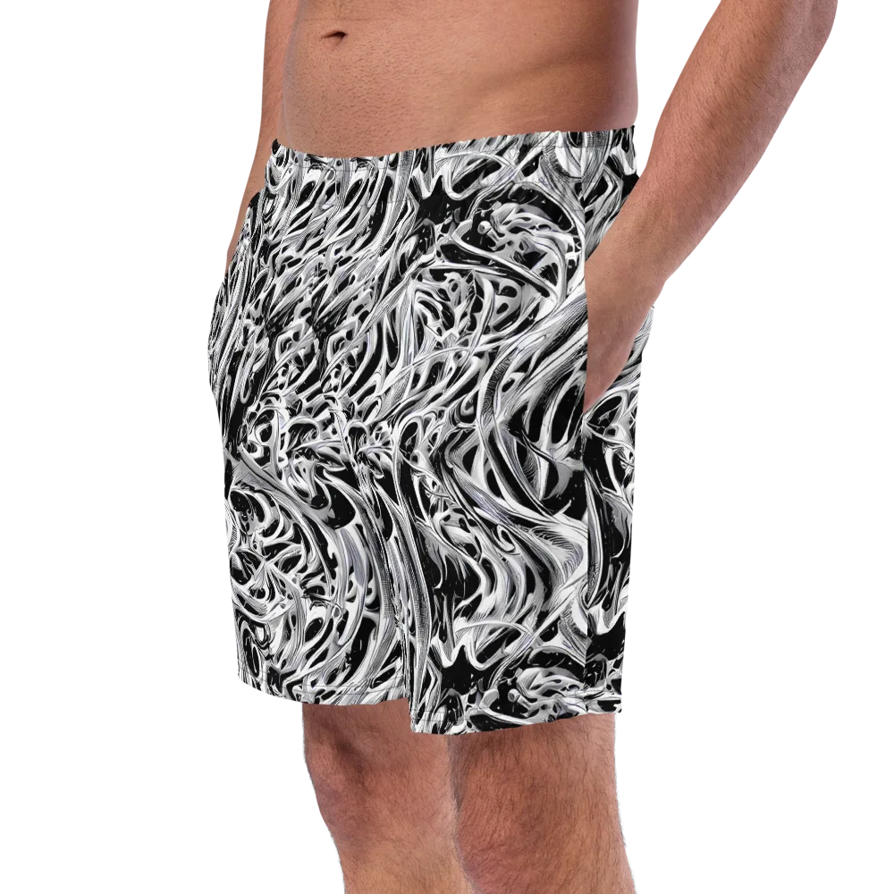 Silver Shadows on Swim Trunks — Left Front
