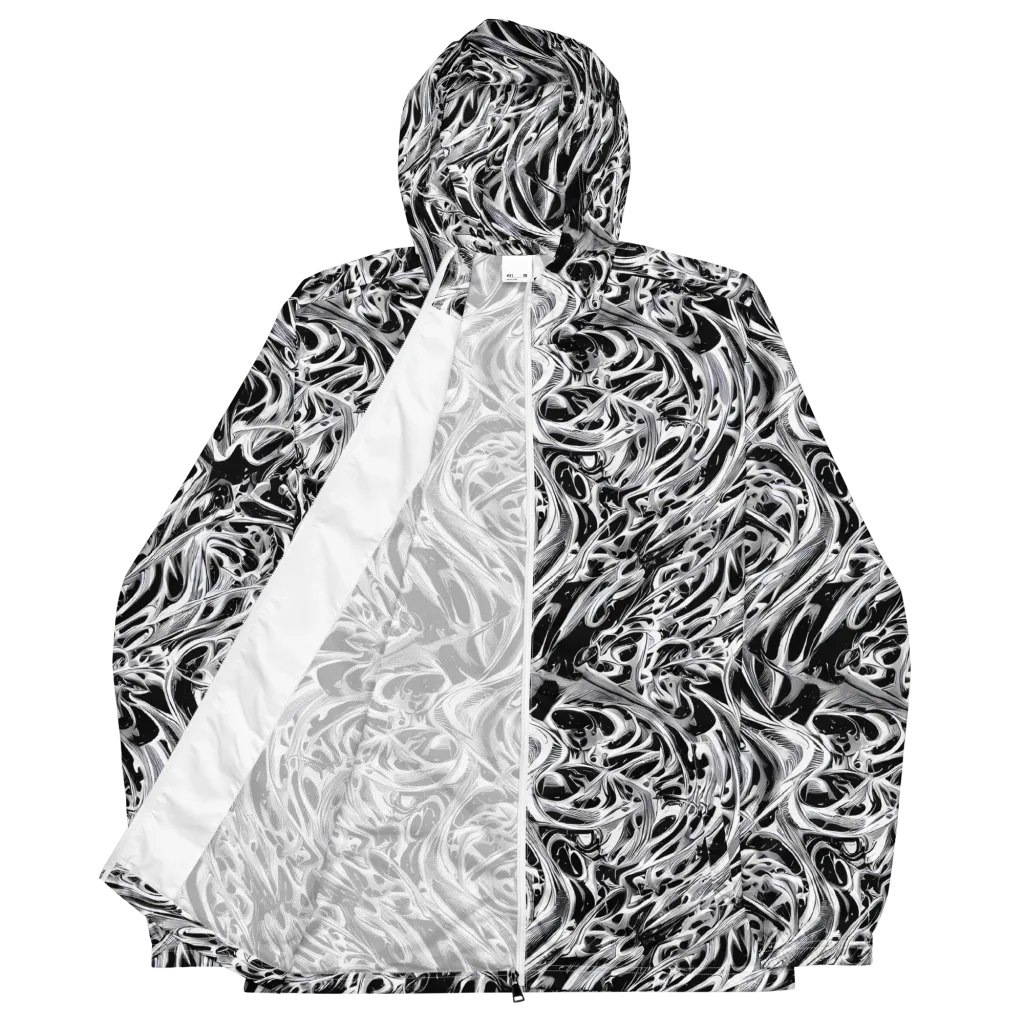 Silver Shadows on Men's Windbreaker — Front