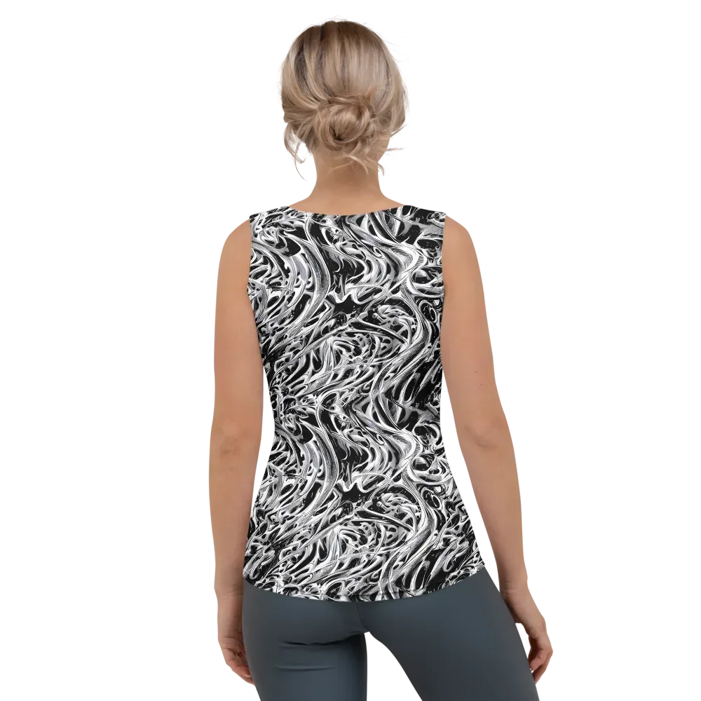 Silver Shadows on Women's Tank Top — Back