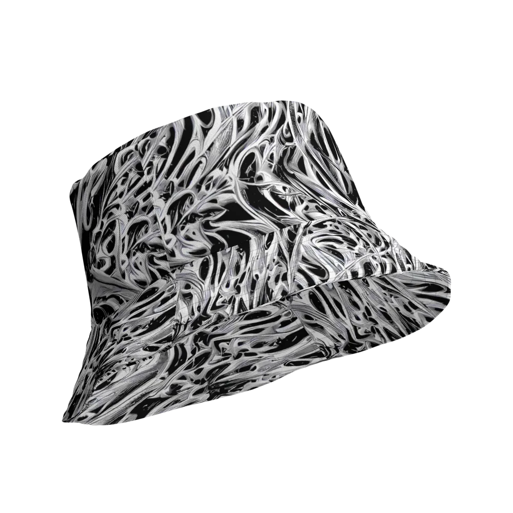 Silver Shadows on Reversible Bucket Hat — Product details Outside
