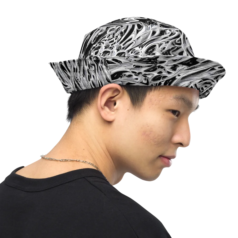 Silver Shadows on Reversible Bucket Hat — Right Outside
