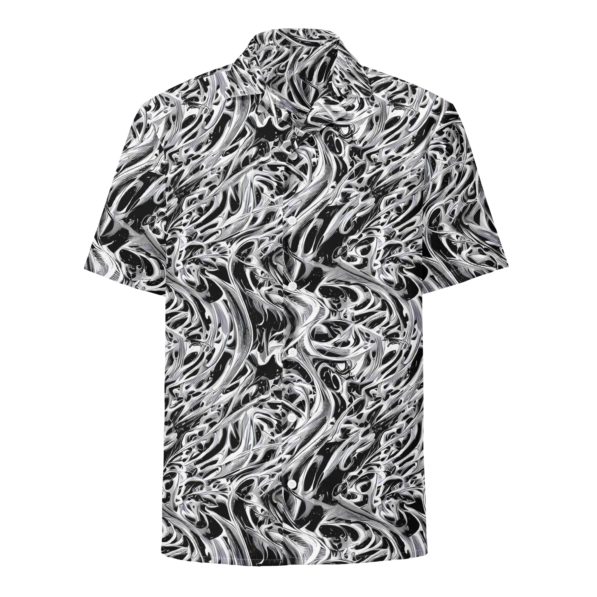 Silver Shadows on Button Shirt — Front