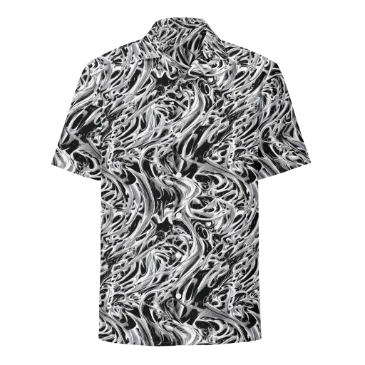 Silver Shadows on a Button Shirt