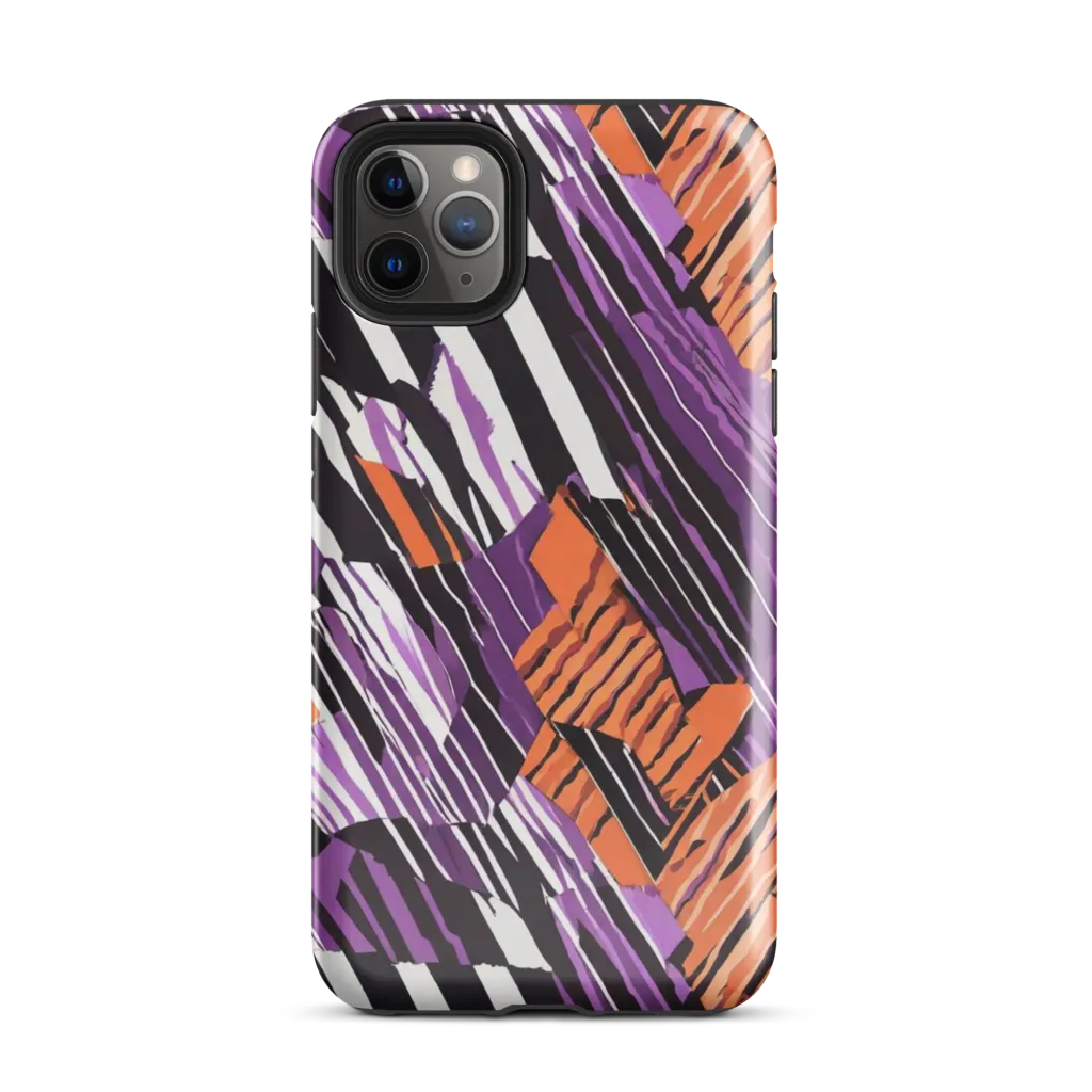 Electric Tigerstripe on Tough Case for iPhone® — Front
