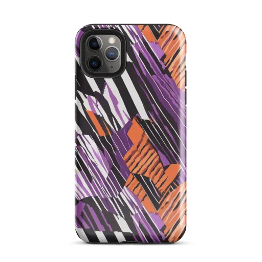 Electric Tigerstripe on a Tough Case for iPhone®