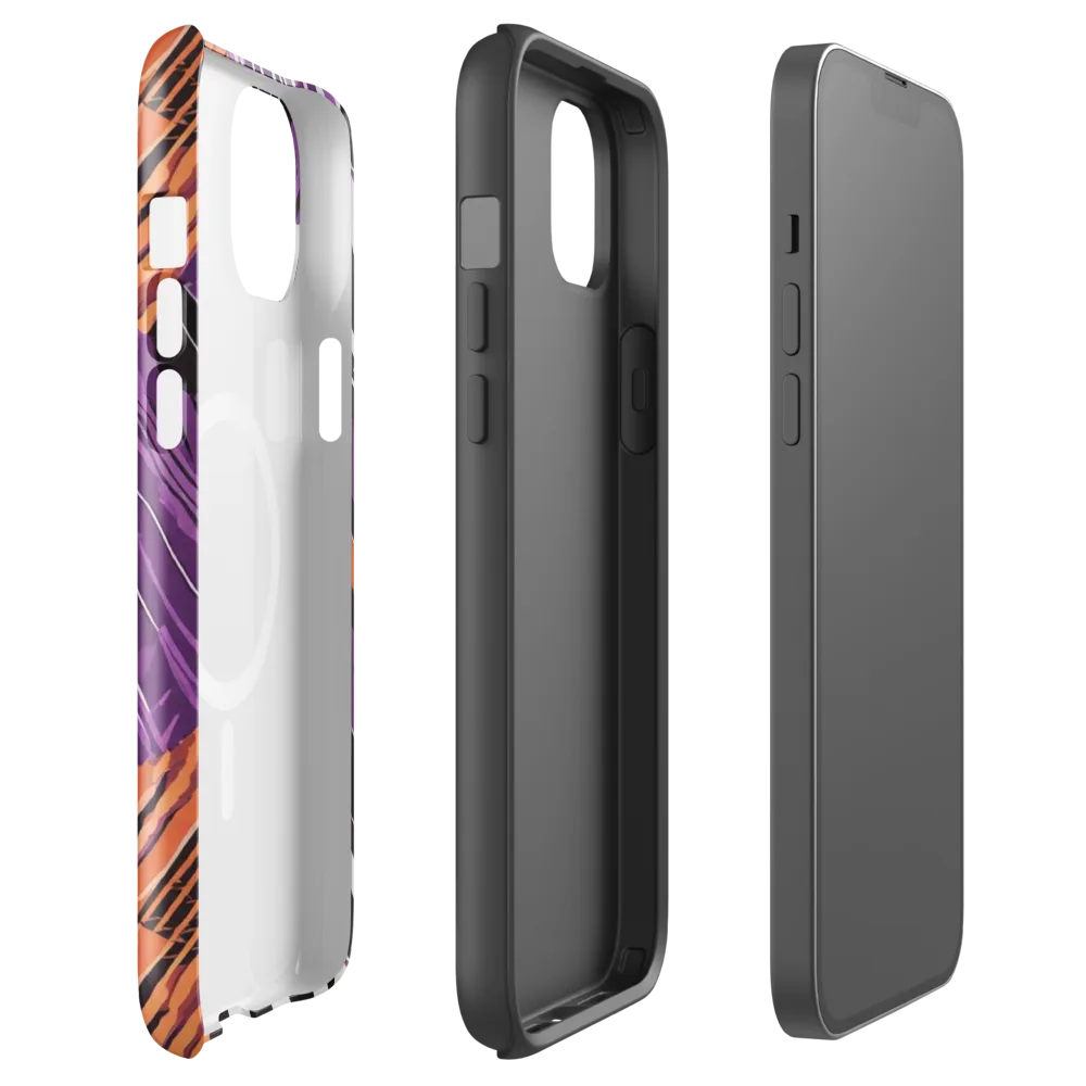 Electric Tigerstripe on MagSafe Tough Case for iPhone® — Front