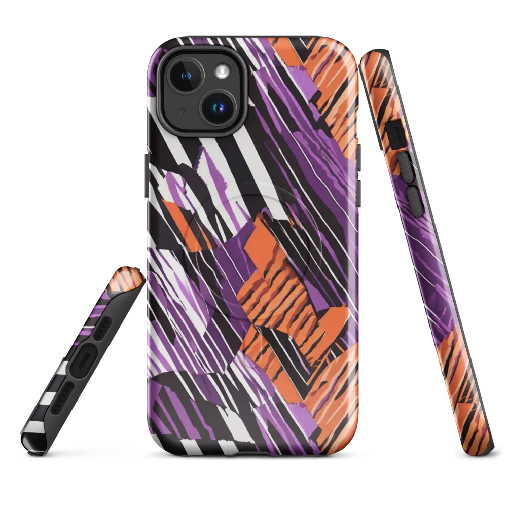 Electric Tigerstripe on MagSafe Tough Case for iPhone® — Front