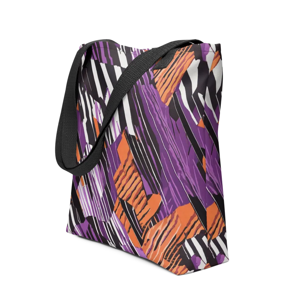 Electric Tigerstripe on Tote Bag — Front