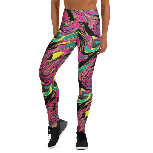 Turbo Petal on a Yoga Leggings