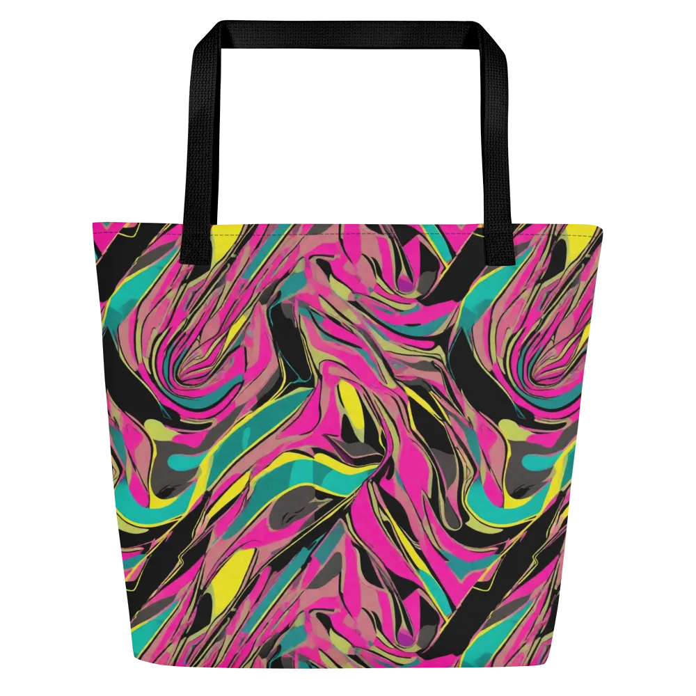 Turbo Petal on Large Tote Bag W/ Pocket — Front