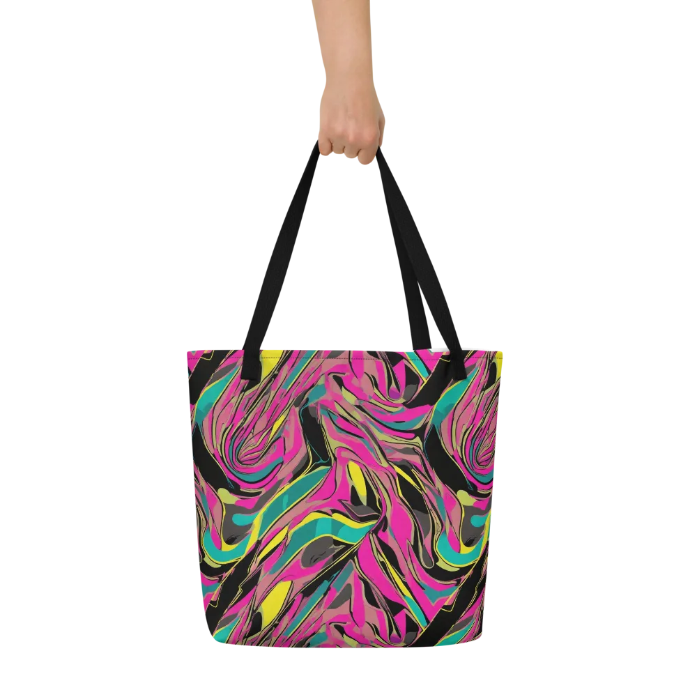 Turbo Petal on Large Tote Bag W/ Pocket — Front