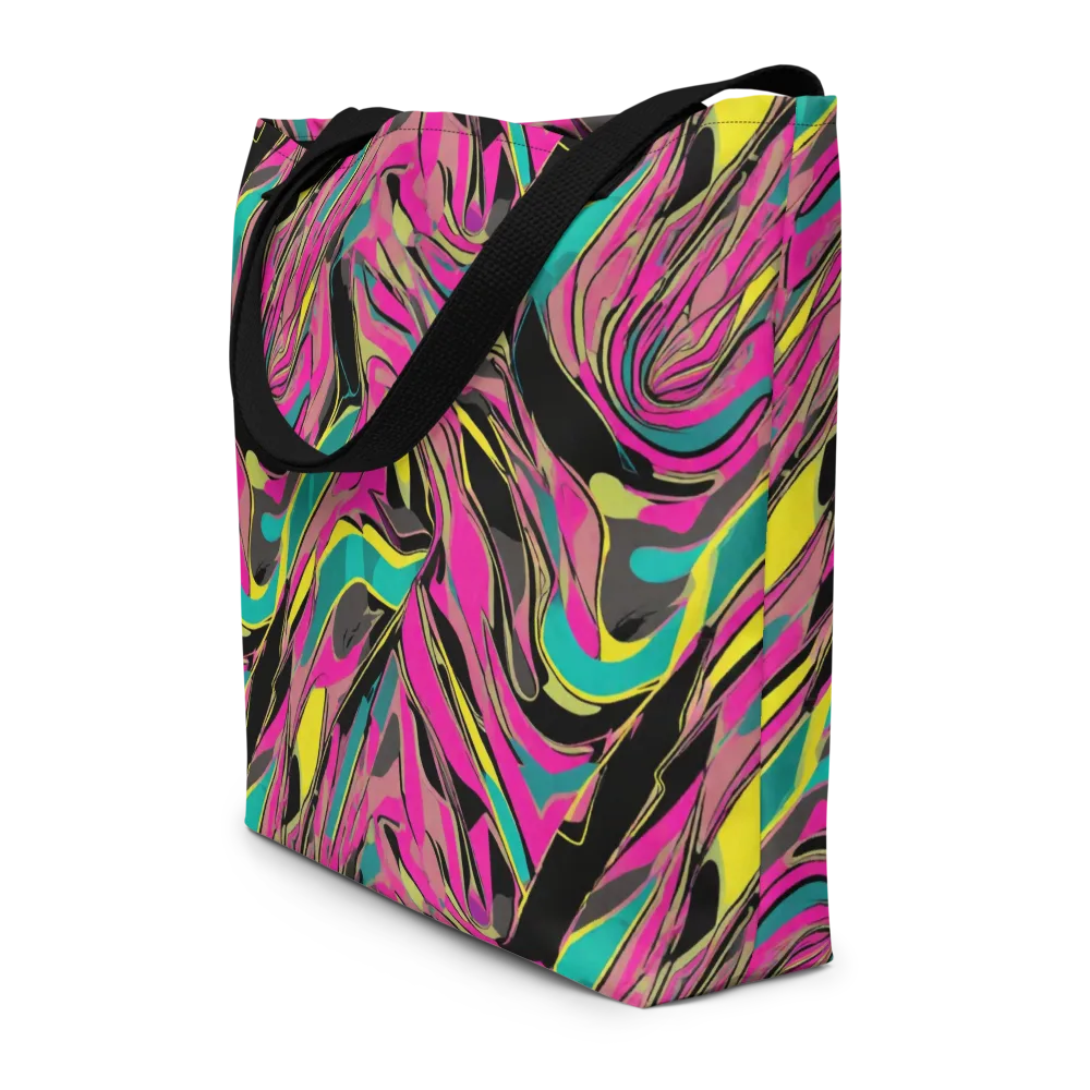 Turbo Petal on Large Tote Bag W/ Pocket — Front