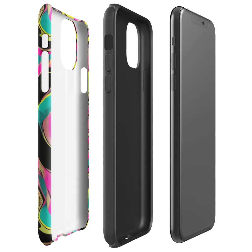 Turbo Petal on Tough Case for iPhone® — Right