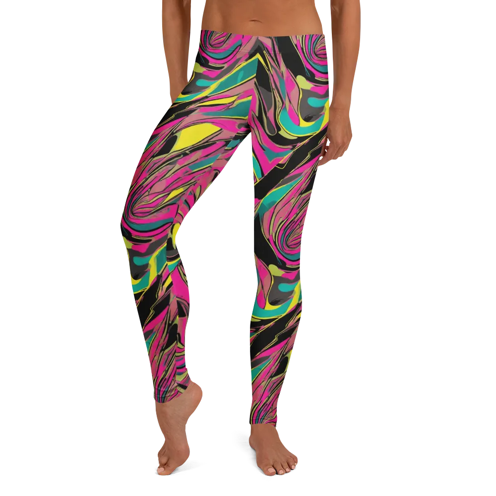 Turbo Petal on Leggings — Front