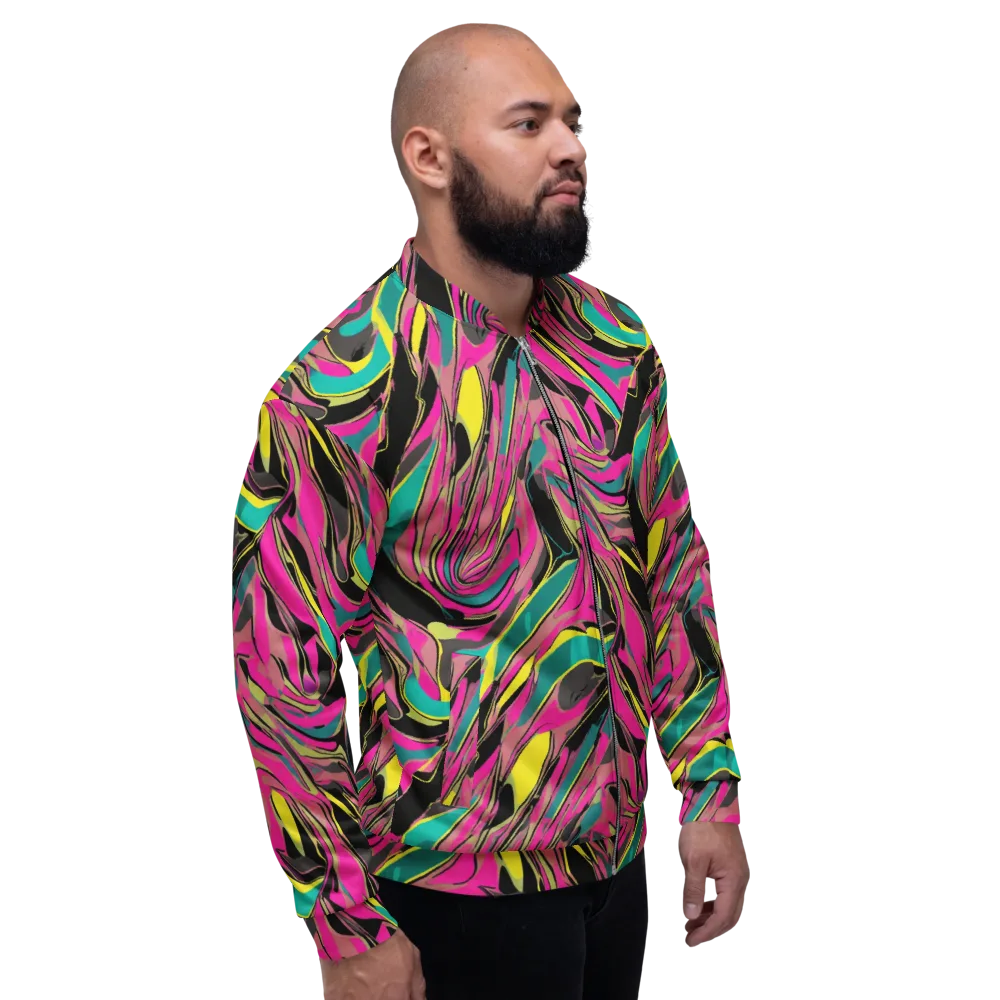 Turbo Petal on Bomber Jacket — Right