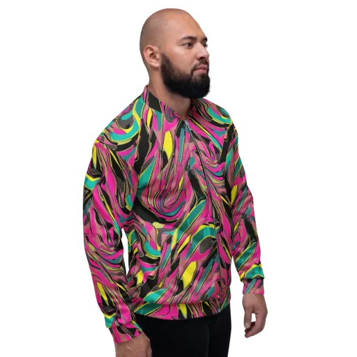 Turbo Petal on a Bomber Jacket
