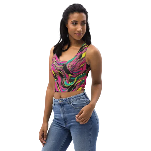 Turbo Petal on a Crop Top