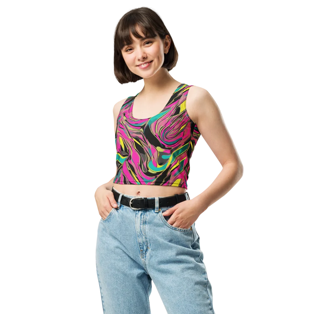 Turbo Petal on Crop Top — Front