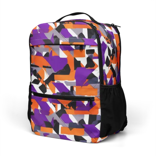Ultraviolet Shuffle on a Utility Backpack