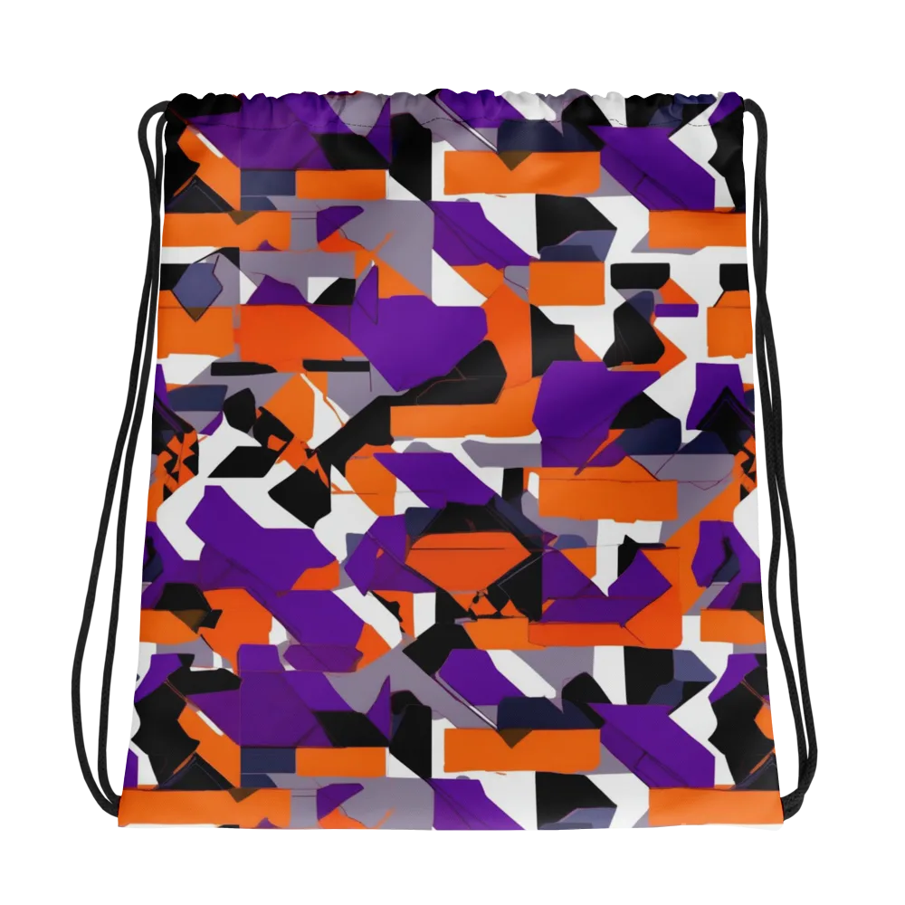 Ultraviolet Shuffle on Drawstring Bag — Photo