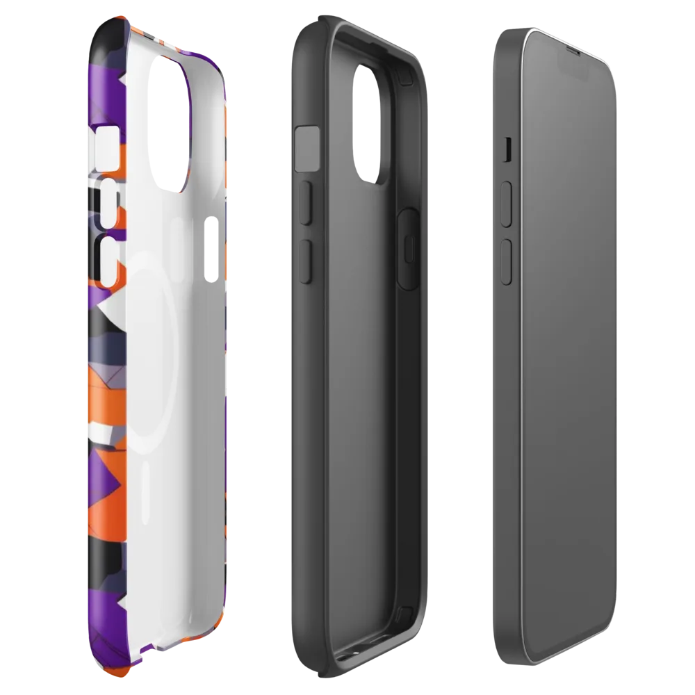 Ultraviolet Shuffle on MagSafe Tough Case for iPhone® — Front