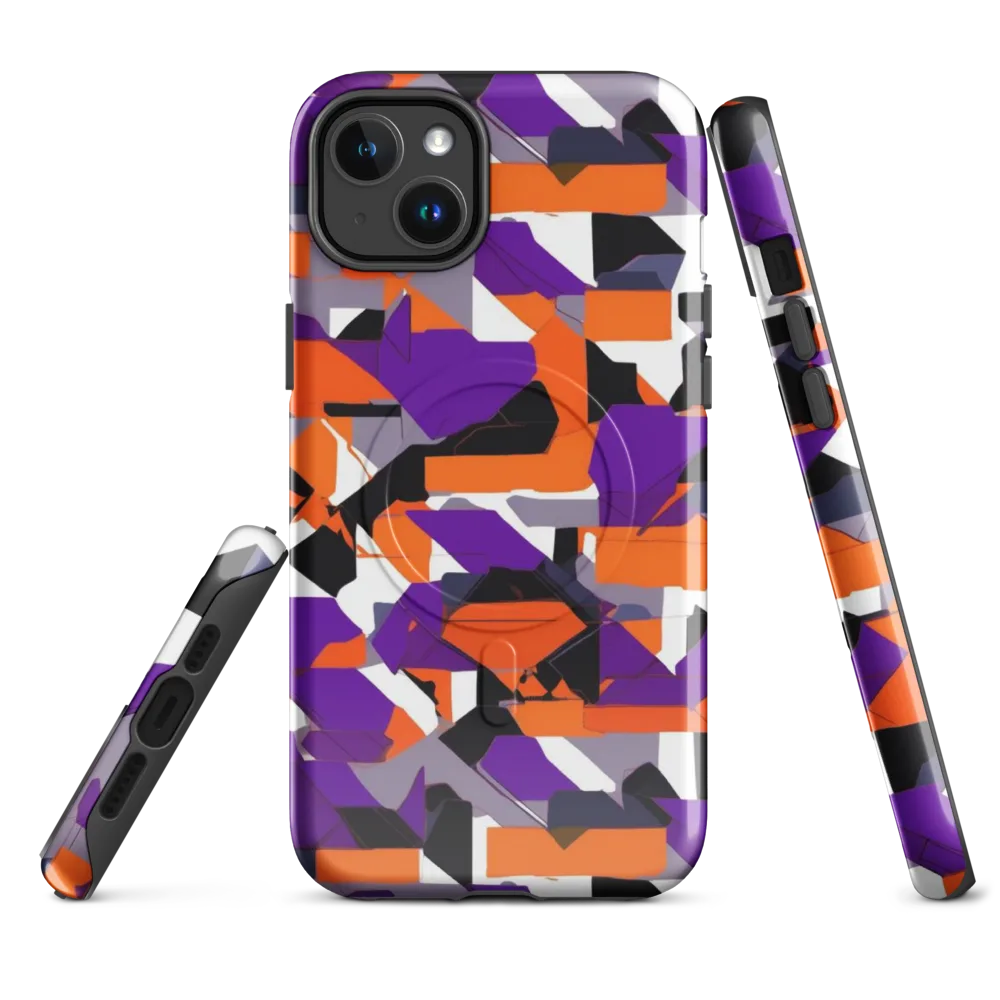 Ultraviolet Shuffle on MagSafe Tough Case for iPhone® — Front