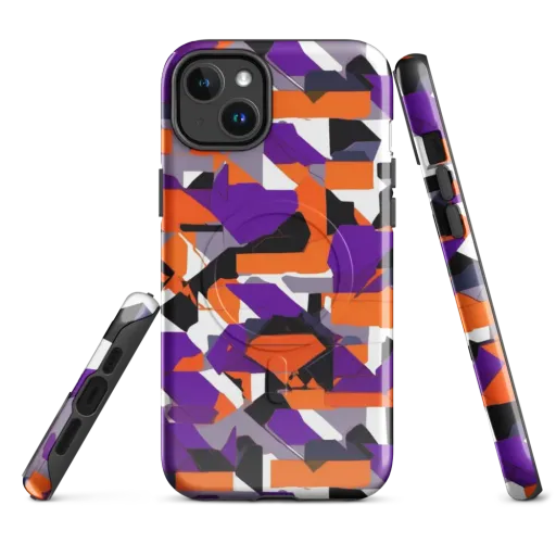 Ultraviolet Shuffle on a MagSafe Tough Case for iPhone®