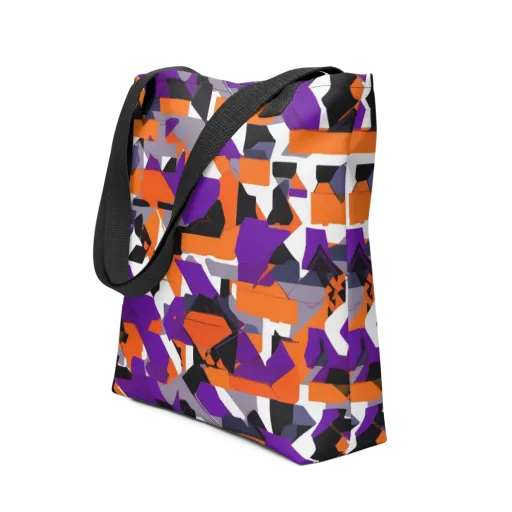 Ultraviolet Shuffle on a Tote Bag