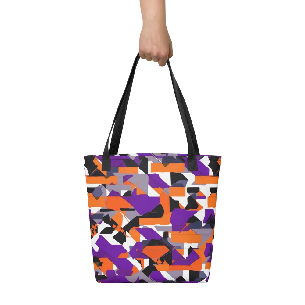 Ultraviolet Shuffle on Tote Bag — Front