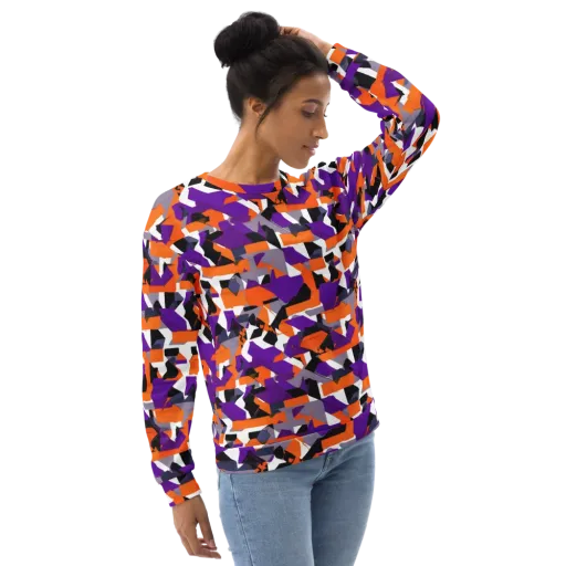 Ultraviolet Shuffle on a Sweatshirt